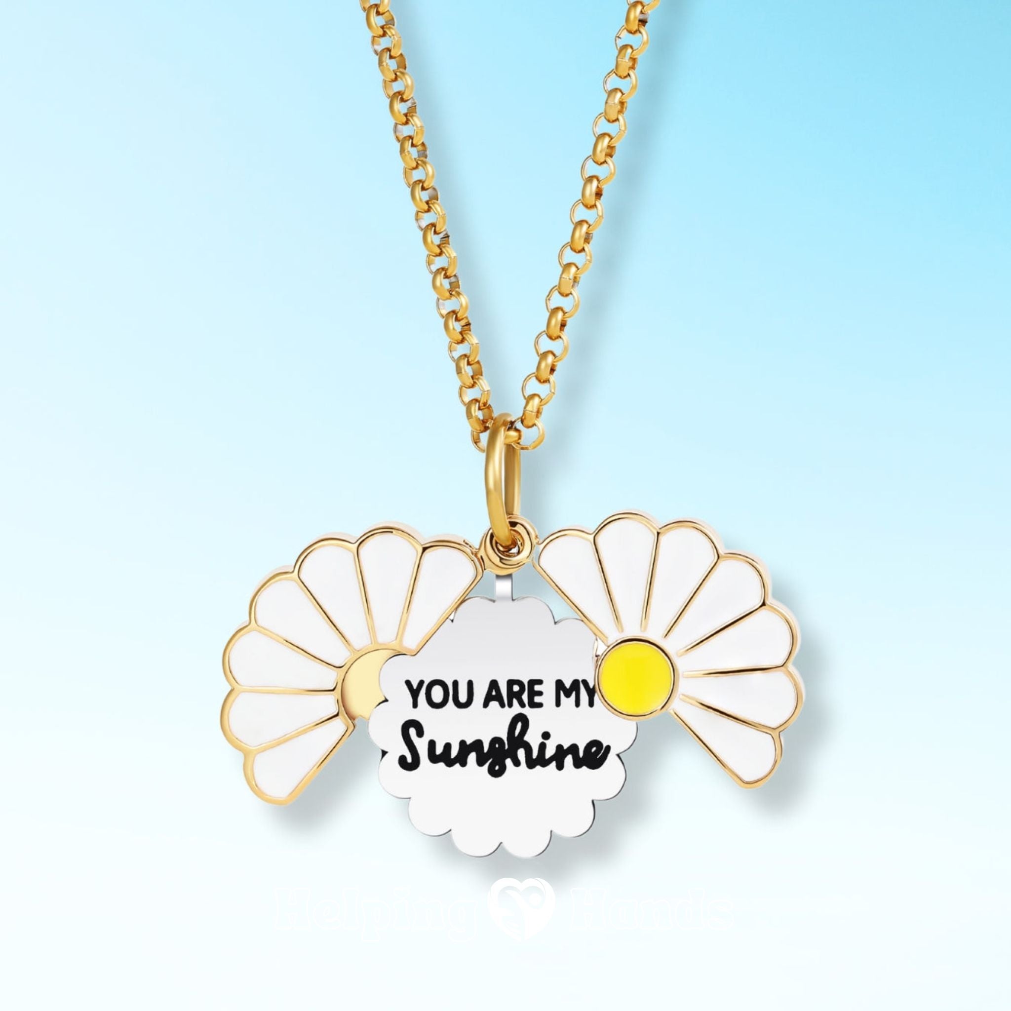 Collana con margherita “You Are My Sunshine”
